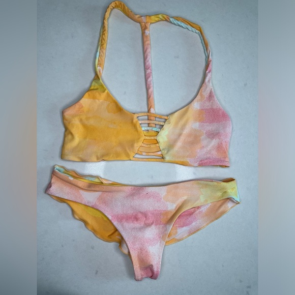 Boys + Arrows tie-dye summer beach Bikini - Picture 6 of 14